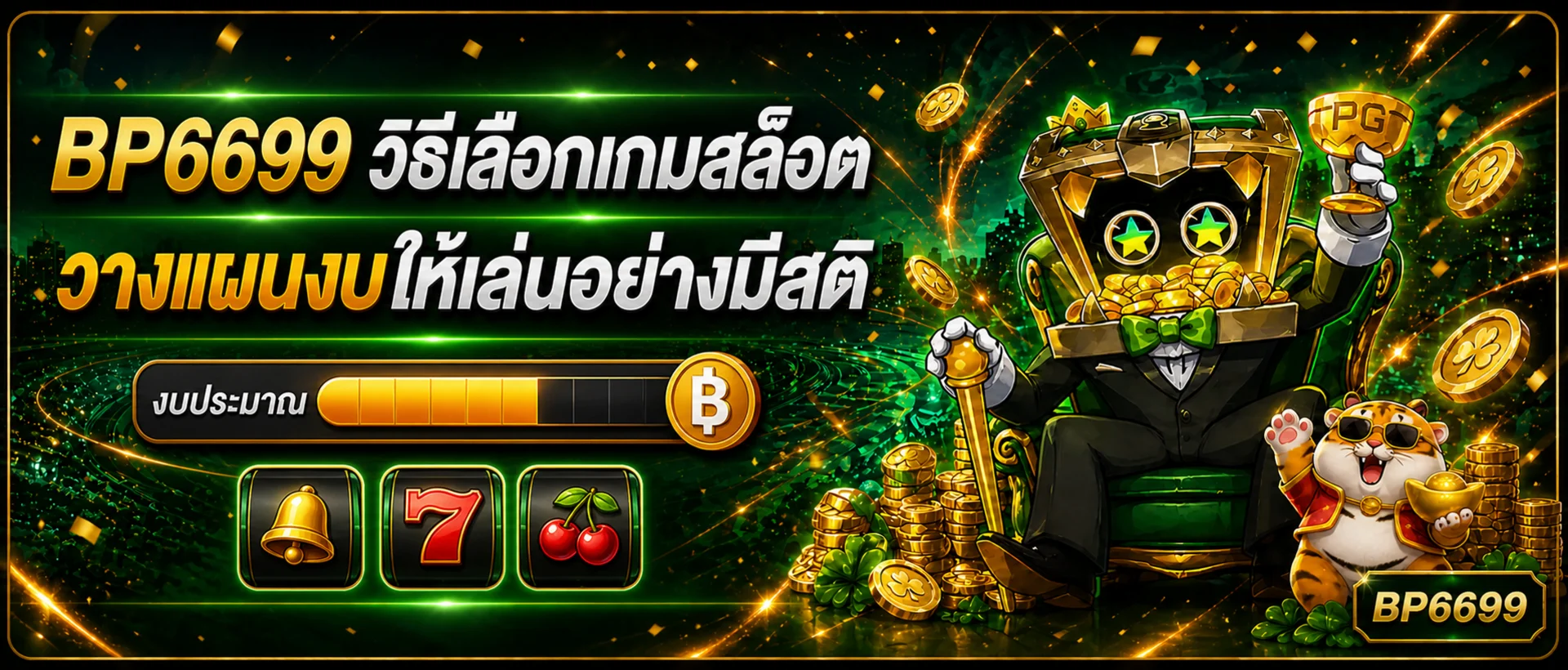BP6699 วิธีเลือกเกมสล็อตและวางแผนงบ